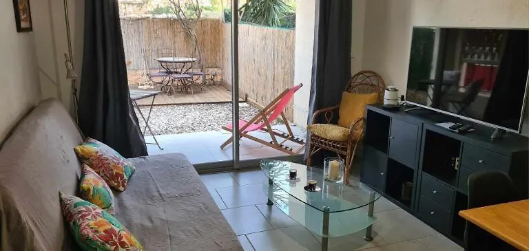 Apartment Cosy Rez Jardin 1 Chambre Plage Parking Wifi Saint-Mandrier-sur-Mer